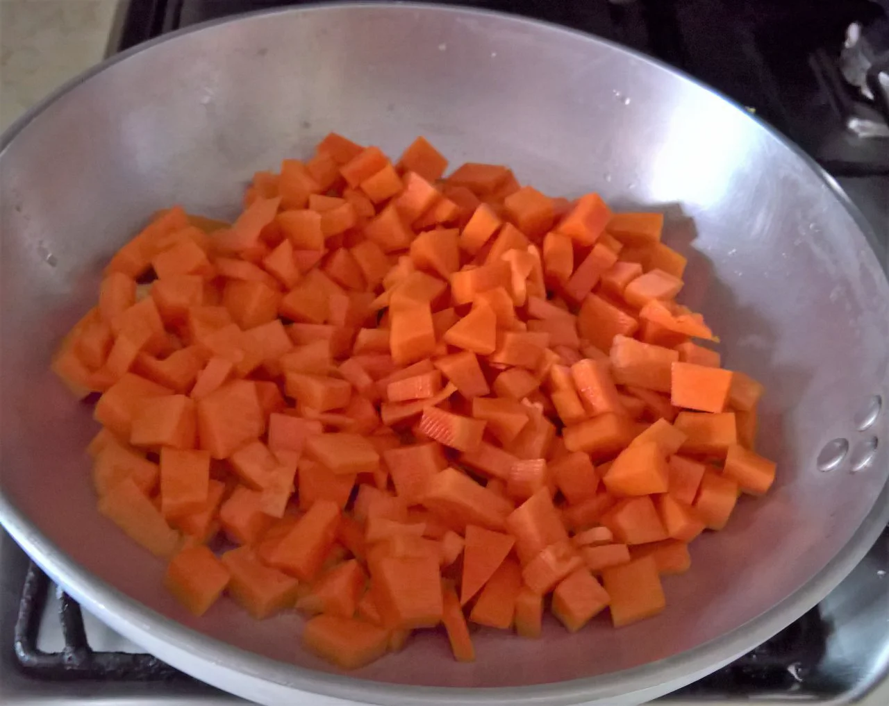 Tagliatelle con dadolata di zucca